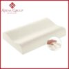 Guanciali cervicali con design ondulato e rivestimento traspirante