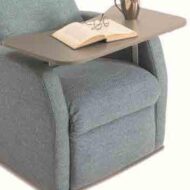 Poltrona Relax Savoy reclinabile con rivestimento in tessuto morbido